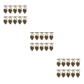 Miniatyrbild 4 av 5: 1/2/3 10 set Leaf OT Toggle Clasps Smycken Clasp Connectors Bronze 3Set