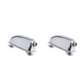 Miniatyrbild 4 av 5: 1/2/5 Silver Single End Tom / Snare Trum Lugs med montering 2Set
