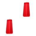 Miniatyrbild 1 av 5: 1/2 Socket Organizer Hållare Rack Sleeve Förvaringsfäste Verktygslåda Red Imperial S 2Set