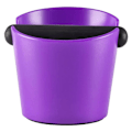 Miniatyrbild 2 av 5: 1/2 Coffee Knock Box Bin För Espresso Grinds Tamper Waste Tamp Purple open mouth 1Set