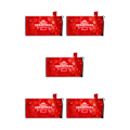 Miniatyrbild 2 av 5: 1/2/3/5 standardstorlek och väderbeständig printed fjäder YTYH2309087 5Set
