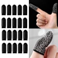 Miniatyrbild 2 av 5: 1/2/3/5 20 delar Gaming Finger Sleeves Anti Sweat Andas Black 45 x 25mm 1Set