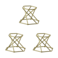Miniatyrbild 5 av 5: 1/2/3/5 glasobjektiv med kulstativ för mineralprov Hexagon Gold 3Set