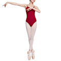 Miniatyrbild 2 av 5: 1/2/3 Dance Body Balett Leotard Dansoutfit Andas Wine Red XXL 1 Pc