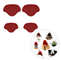 Miniatyrbild 4 av 5: 1/2/3/5 Shoe Häl Pad Innersula Häl Reparation Heel Stick för män & red 1Set