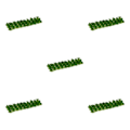 Miniatyrbild 3 av 5: 1/2/3/5 Miniature Cluster För Grass Grass Tufts Scenery Model Jungle Green 30 Pcs 5Set
