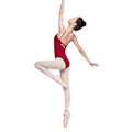 Miniatyrbild 2 av 5: 1/2/3 Dance Body Balett Leotard Dansoutfit Andas Wine Red L 1 Pc