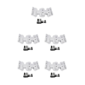 Miniatyrbild 3 av 5: 1/2/5 aluminiumlegeringshållare för ECX 1/12 Rc RGT 136100 silver 5Set