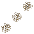 Miniatyrbild 3 av 5: 1/3/5 100 Pieces Alloy DIY D För Dee Ringar för Webbing Bronze 12x8x1.8m 3Set