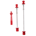 Miniatyrbild 2 av 5: 1/3/5 Fram Bak Quick Release Axle För Cykelspett för väg Red 1Set
