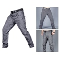 Miniatyrbild 5 av 5: Herr Streetwear Casual Cargo Arbetsbyxor Amy Byxor Multi Gray XXL
