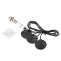 Miniatyrbild 2 av 5: 1/3/5 Multifunktions akustisk gitarr pickup 14 Endpin Röd 3 Transducer Pickup 1 Pc
