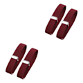 Miniatyrbild 3 av 5: 1/2/3/5 2 stycken Mode herrskjortärmhållare elastisk Red 2x32cm 2Set