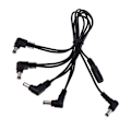 Miniatyrbild 2 av 5: 1/2/5 Elgitarr Effektpedaler Adapter 9V 1A Power 5 Way 1Set