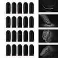 Miniatyrbild 5 av 5: 1/2/3/5 20 delar Gaming Finger Sleeves Anti Sweat Andas Red 45 x 25mm 1Set
