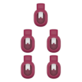 Miniatyrbild 1 av 5: 1/3/5 RDP Steel Clip Holder Spänne Clamps för För Garmin Wine Red 39.6 x 23.5mm 5Set