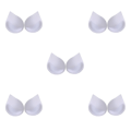 Miniatyrbild 2 av 5: 1/2/5 1 par BH Insert Pads Enhancer Avtagbar Andas White 15x11.5x3.7cm 5Set