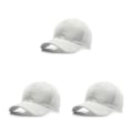 Miniatyrbild 5 av 5: 1/3/5 Lätt och andas cap för män - Håll dig bekväm white 3PCS