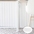 Miniatyrbild 5 av 5: 1/2/3/5 Mini 1/12 1/6 skala Dockhusväggpanel gör det själv i trä S White 5Set
