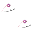 Miniatyrbild 4 av 5: 1/2/3/5 Diving Finger Reel Guide Spool 15m Line Dual Ended För Purple 15M Wire 2PCS