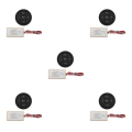 Miniatyrbild 2 av 5: 1/2/3/5 Universal Wireless Bluetooth Media Button 7 Key for För Black 46x12mm 5Set