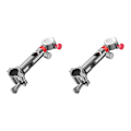 Miniatyrbild 4 av 5: 1/2/3 fasta clipsfästen Robust fiskestolsparaply Umbrellas Holder360° 2PCS