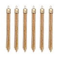Miniatyrbild 5 av 5: 1/2/3/5 6 delar Handgjorda Boho Long Chain Tofshängen Light gold 5Set