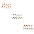 Miniatyrbild 3 av 5: 1/2/3/5 Högklackade spetsar Kranar Skoreparationsbyte Apricot Thick 9mm 9mm Thick Pin 3Set