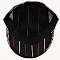 Miniatyrbild 3 av 5: 1/2 Kock Hatt Spis Cap Servitör Baker Head Wrap Restaurang Arbete Red Stripe 56-60cm 1Set
