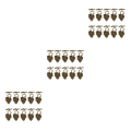 Miniatyrbild 2 av 5: 1/2/3 10 set Leaf OT Toggle Clasps Smycken Clasp Connectors Bronze 3Set