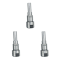 Miniatyrbild 2 av 5: 1/2/3/5 Diameter Shank Router Collet Extension För Chuck Hållare Silver 12mm 3Set