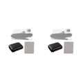 Miniatyrbild 1 av 5: 1/2/3/5 Telefon Spegel Reflektion Clip Bred Applicering Lätt att white 2PCS