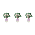 Miniatyrbild 2 av 5: 1/2/3/5 Mini Crystal Tree Wealth Luck Tree Positiv energi för Green Aventurine 5cm 3Set