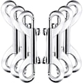 Miniatyrbild 3 av 5: 1/3/5 Silver Extended Traction Zinklegering Dubbelhuvud Krok För 1 Pc