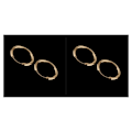 Miniatyrbild 3 av 5: 2/3 12 mm x 1,5 mm gångjärnsförsedda sovörhängen Hoops Kopparörhängen 2Set