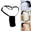 Miniatyrbild 3 av 5: Läder Body Harness Armor Imitation Leather for Masquerade
