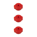 Miniatyrbild 1 av 5: 1/2/3/5 Professionell trumma snabbkopplingsmutter Enkel att installera trumma Red 3cm 3Set
