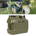 Miniatyrbild 2 av 5: Nödvattentank Bärbar vattenmatsal med Army Green 25L