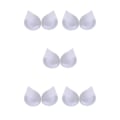 Miniatyrbild 1 av 5: 1/2/5 1 par BH Insert Pads Enhancer Avtagbar Andas White 15x11.5x3.7cm 5Set
