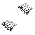 Miniatyrbild 2 av 5: 1/2/3/5 5 stycken Non- För slip Stark För Dragkedja Dragsladd Zip Army Green 66mm 2Set