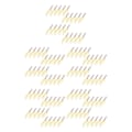 Miniatyrbild 1 av 5: 1/2/3/5 20 stycken Fiskedrag Verklighetstrogna fiskedrag Reflekterande Gold L 5Set