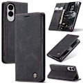 Miniatyrbillede 1 af 5: Samsung Galaxy S25 Edge 5G Etui CaseMe 013 Multifunktionelt Horisontalt Flip Læder {ad} Svart