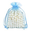 Miniatyrbillede 4 af 5: 100 stk. 22 Farver 7x9 9x12 10x15 13x18 Cm Tegnede Organza Kopper Smykker vinrød{ad} wine red 10x15cm 100pcs
