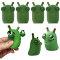 Miniatyrbillede 1 af 5: Sjove Pop-Out Græsorm Klemme Stresslegetøj 6 Pak Øjne der Hopper Ud Orm Klem