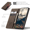 Miniatyrbillede 3 af 5: Samsung Galaxy S25 Edge 5G Etui CaseMe 013 Multifunktionelt Horisontalt Flip Læder {ad} Kaffe