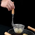 Miniatyrbillede 5 af 5: Madsi, Mesh Pasta Kurv med Håndtag, Rustfrit Stål Mesh Spider Si