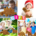 Miniatyrbild 5 av 5: Dino Nugget Kudde, Stegosaurus - 18 tum Mjuk Dinosaur Kyckling Nuggets Kudde