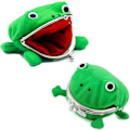Miniatyrbillede 1 af 4: Frø Myntpung, Anime Cosplay Plys Frø Myntpung Grøn Tegneserie Frø Penge