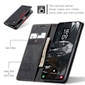 Miniatyrbillede 3 af 5: Samsung Galaxy S25 Edge 5G Etui CaseMe 013 Multifunktionelt Horisontalt Flip Læder {ad} Svart