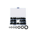 Miniatyrbild 1 av 5: 340-pack Starlock-brickor, låsbrickor, snabbfästen - M3/M4/M5/M6/M8/M10/M12, svart